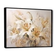 thumbnail image 2 of Designart "Dreamy Garden Of Lilies I" Lilies Floater Framed Wall Decor, 2 of 5