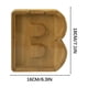 thumbnail image 3 of Lata de ahorro de madera con letras en inglés y cristal transparente., 3 of 6