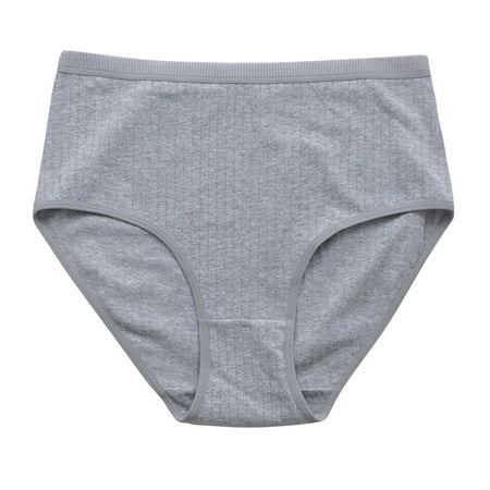 Njagoc3 Womens Seamless Cotton Mid Rise Briefs No Visible Panty Line Perfect for Yoga Pants & Pencil Skirts