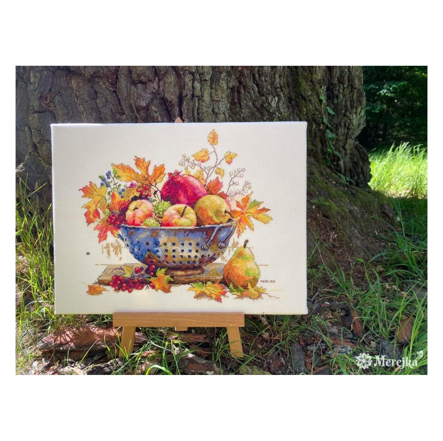 Counted Cross Stitch Kit September Dew, ecru