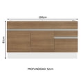 thumbnail image 3 of Mostrador Madesa Glamy 150 cm (Sin Encimera y Fregadero), 3 of 5