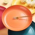thumbnail image 3 of Large Plastic Serving Plate 10 Inch - Sturdy, Non-Slip Bottom, Easy Clean - Multipurpose Snack, Salad & Storage Tray for Home & Kitchen, 3 of 5