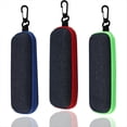 thumbnail image 1 of Estuche Rígido para Gafas, Estuche para Gafas de Sol, Estuche para Gafas con Cremallera para Hombre y Mujer, Estuche para Gafas con Mosquetón., 1 of 5