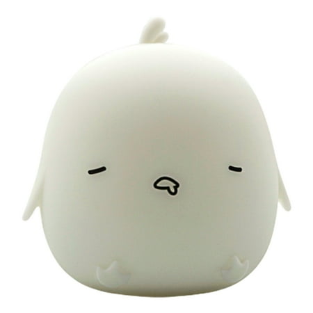 

Chicmine Bedroom Lamp Adorable Appearance Soft Lighting Flicker Free Food Grade Touch Control Decorative Compact Bedroom Bedside Baby Feeding Eye-caring Lamp for Kid