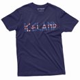 thumbnail image 3 of Iceland T-Shirt Mens Womens Tee Icelandic Flag Coat Of Arms Nordic Viking Tee Shirt, 3 of 5
