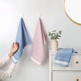 thumbnail image 2 of REGALWOVEN Hand Towels for Bathroom Set Cotton Soft Absorbent Decorative Bathroom Towel for Hand Drying and Face Washing Grey 4-Piece, 2 of 5