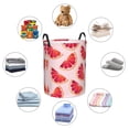 thumbnail image 6 of XMXT Collapsible Laundry Basket, Pink Grapefruits Illustration Polyester Waterproof Laundry Hamper, 62L, 6 of 8