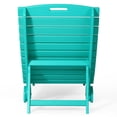 thumbnail image 4 of WestinTrends Outdoor HDPE In-Pool Patio Chaise Lounge Chair With Wheels, Turquoise, 4 of 13