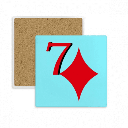 

wealth neptune 7 poker coaster cup mat mug subplate holder insulation stone