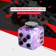thumbnail image 2 of Cubo Fidget Cube, juguete antiansiedad para niños y adultos, cubo para aliviar el estrés, cubo de descompresión antiansiedad y antiestrés, adecuado para niños, adolescentes y adultos (morado), 2 of 5