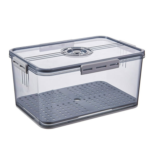 Injueey Conveniente recipiente hermético para almacenamiento de pan, caja de almacenamiento segura para huevos y alimentos, fruta fresca y Organizadores de utensilios de cocina
