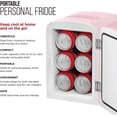 thumbnail image 2 of Chefman Mini refrigerador personal rosa portatil enfria o ca Chefman Chefman, 2 of 2