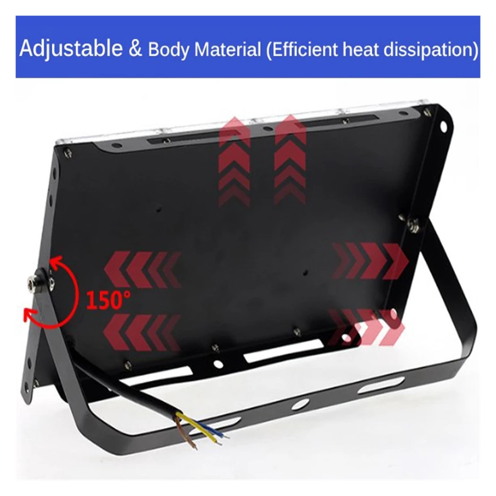 UV LED Black Light Blacklight Flood Light IP65 Waterproof 395-400nm UVA Lamp For Sta Lighting Halloween Decor 50W 100W ,Save Energ