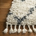 thumbnail image 3 of SAFAVIEH Pro Lux Shag Collection PLX434A Cream / Blue Rug, 3 of 9