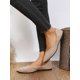 thumbnail image 2 of Spring/autumn Fashionable Black Ladies Flat Pointed Toe Shoes, Versatile, 2 of 4