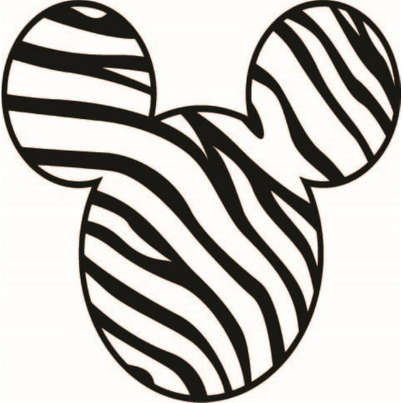 Zebra Cartoon Character Cartoons Decors Wall Sticker Art Design Decal for Girls Boys Kids Room Bedroom Nursery Kindergarten Home Decor Stickers Wall Art Vinyl Decoration (40x40 inch)