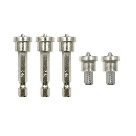 

5Pcs Magnetic Positioning Screwdriver Bits Magnetic (3PCS 50MM+2PCS 25MM)