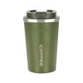 thumbnail image 1 of Taza de café ecológica de 380 ml/500 ml para viaje, ideal para el hogar y la oficina (380 ml verde). Aparatos de cocina., 1 of 8
