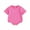 Pink, variant on Musuos Newborn Baby Summer Romper 3 6 12 18M Solid Color Short Sleeve Round Neck Jumpsuit for Infant Boy Girls