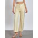 thumbnail image 2 of Pantalones vaqueros Tsseiatte metalizados brillantes para mujer, color liso, cintura alta, pierna recta, para fiesta y baile., 2 of 6