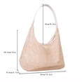 thumbnail image 3 of Bolsa hueco tejido para mujer de hombro de gran capacidad de compras portátiles JShteea Para Estrenar, 3 of 9