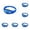 Blue 5PCS, variant on 5PC LED Glow Bracelets Sound Activated Flashing Light Up Bracelet for New Years Eve Glow in the Dark Party Supplies Christmas Party Favors Birthday Gift Carnival Concerts Night Events