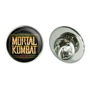 Mortal Kombat Insert Coin Metal 0.75" Lapel Hat Pin Tie Tack Pinback