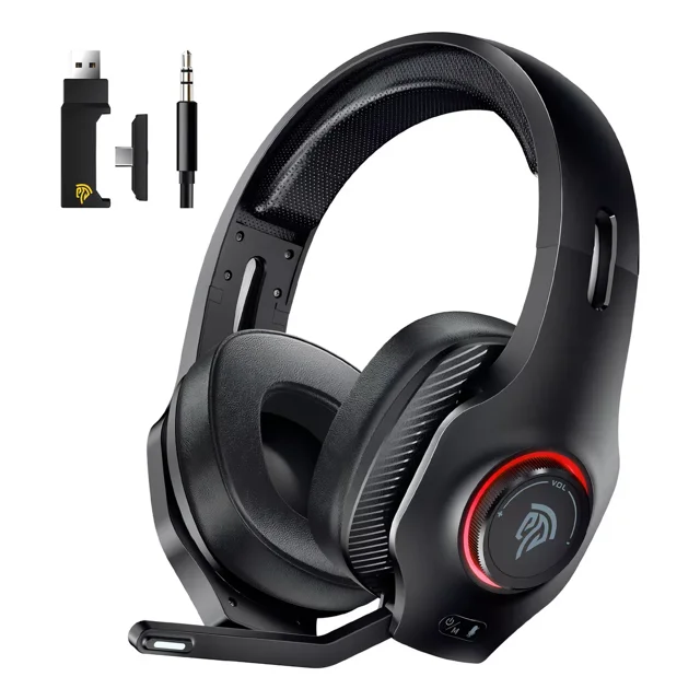 Easysmx V02w Audifonos Inalambricos Gamer Bluetooth Con Microfono Para Pc Ps5 Ps4 Tableta Android IOs Móvil 3.5mm Para Xbox Control RGB Diadema
