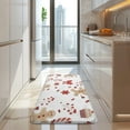 thumbnail image 4 of Red Christmas Gingerbread Man Pattern Kitchen Rug Mat,Kitchen Runner Rugs Non Skid Washable,Decorative Kitchen Floor Mats for Kitchen,Sink,Laundry,17"x47.2", 4 of 7