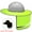 Fluorescent Yellow, variant on Outdoor Safety Hat Neck Shield Cover Sun Shade High Visibility Reflective Strip
