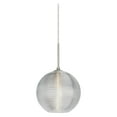 thumbnail image 2 of 1TT-461600-BR-Besa Lighting-Kristall 8 - 1 Light Stem Pendant In Contemporary Style-9 Inches Tall and 10 Inches Wide-Bronze Finish-Clear Glass, 2 of 3