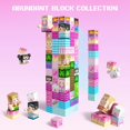 thumbnail image 3 of Bloques de construcción magnéticos GoBidex Princess, 100 unidades, para niñas mayores de 3 años, 3 of 7