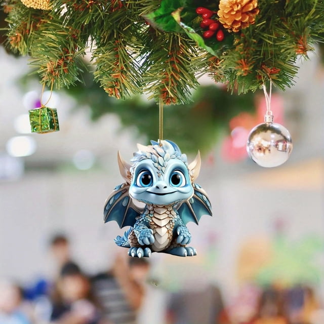 Xihbxyly Artículo En Liquidación Adorno para Árbol de Navidad 2024 Adorno Navideño 2024 Colgante Navideño Acrílico 2D Adornos Colgantes para Árbol de Navidad Fiestas Decoración Del Hogar para Coche