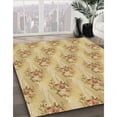 thumbnail image 3 of Ahgly Company Tapis Rectangulaire Lavable en Machine Intérieur Transitionnel Brun Cannelle, 4 Pieds x 6 Pieds, 3 of 7
