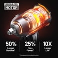 thumbnail image 3 of Llave de impacto LiTHELi 20V sin escobillas 1/2" 450 N·m 2,5 Ah, 3 of 9