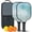 Black-1, variant on Pickleball Paddles Set Of 2, Fiberglass Surface, Turquoise Marble Pattern, 4 Balls & Bag
