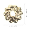 thumbnail image 3 of KONTONTY 100Pcs Golden Alloy Beads for Making Jewellery Handcraft Enthusiasts, 3 of 4