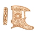 thumbnail image 1 of Protector de guitarra NikouMX Golpeador de Madera de arce piezas de guitarra TL, 1 of 8