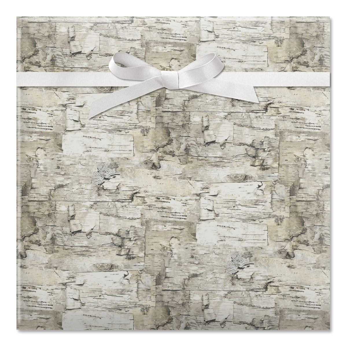 Birch Jumbo Rolled Gift Wrap - 1 Giant Roll, 23 Inches Wide by 32 feet Long, Heavyweight, Tear-Resistant, Holiday Wrapping Paper