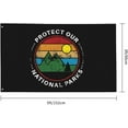 thumbnail image 3 of Protect Our National Parks Garden 3x5Ft Flag Outdoor Indoor Party Home House Sign Decor Banner Fade Proof Flags, 3 of 8