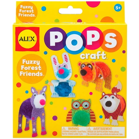 Fuzzy Alligator - ALEX Toys POPS Craft Fuzzy Forest Friends