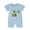 Blue, variant on Bagilaanoe Newborn Baby Boys Summer Jumpsuit Shorts Letter Embroider Short Sleeve Bodysuit 3M 6M 12M 18M Infant Casual One Piece Romper