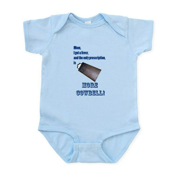 CafePress - More Cowbell Baby Onesie - Baby Light Bodysuit, Size Newborn - 24 Months