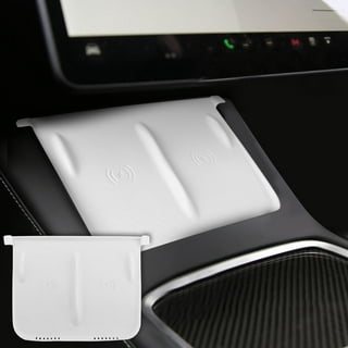 Interior Accessories For Tesla Model 3 Model Y 2021-2023 Silicone Anti-Skid  Pad Type Model3 Car Phone Wireless Charging Pad
