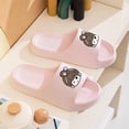 thumbnail image 2 of Womens Cute Cartoon EVA Slide Sandals Non-Slip Platform Cushioned Comfort Shoes for Pool Beach Indoor Outdoor Pink,Size 3.5-5, 2 of 8