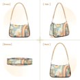 thumbnail image 7 of FORMRS Womens Shoulder Bag with Chain Strap Clutch Purse Cute Tote Handbag, Beige Rainbow Clouds, 7 of 7