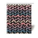 thumbnail image 1 of Cortina de ducha ABPHQTO Tela Impermeable Ondas Abstractas 160x180 cm, 1 of 2