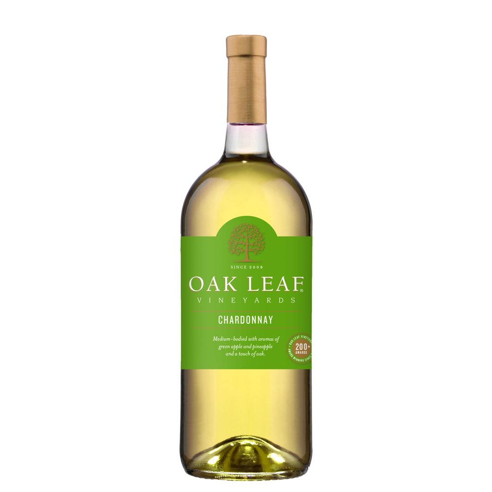 Oak Leaf® Vineyards Chardonnay White Wine 1.5L, American Walmart
