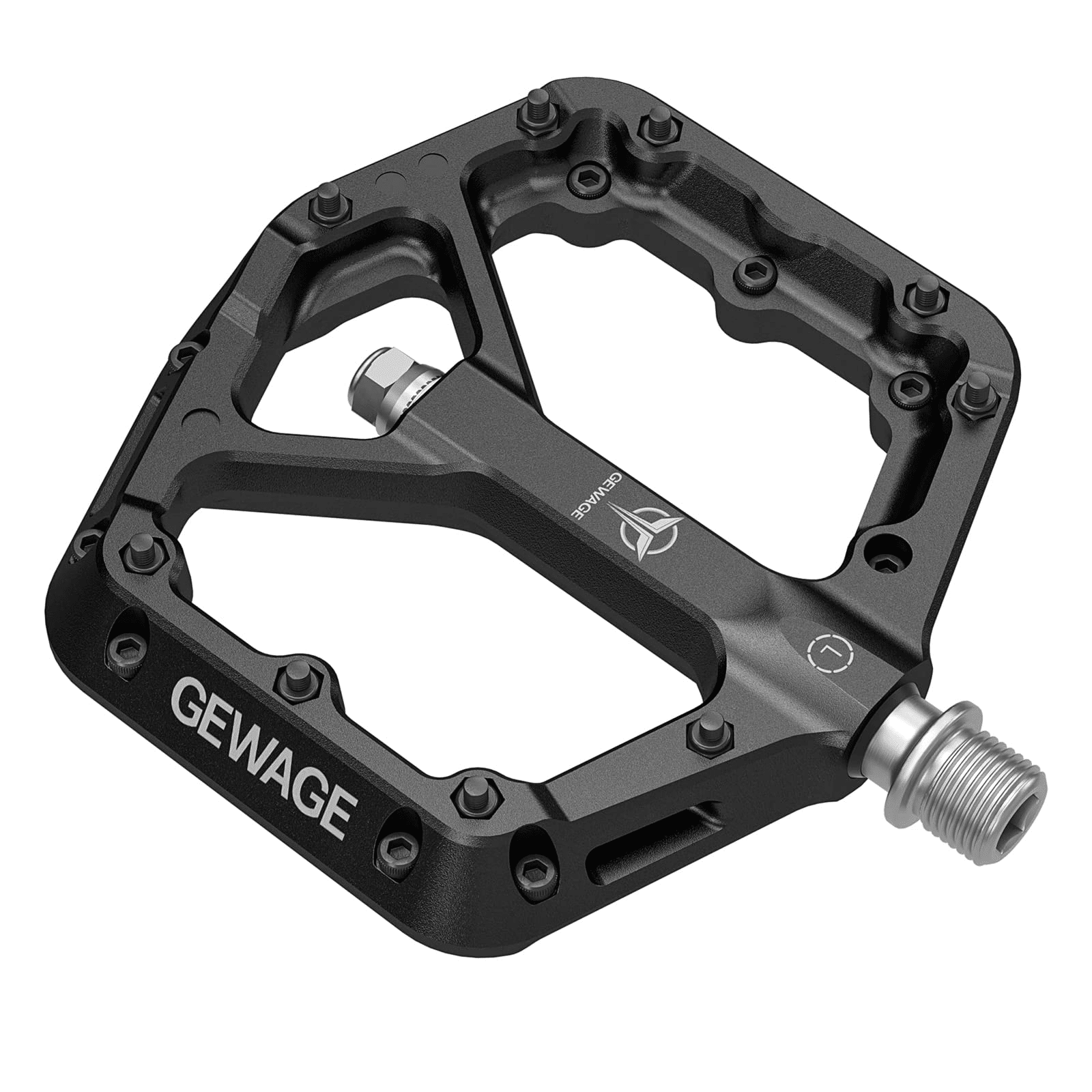 Mountain Bike Pedals 9/16" Nylon Fiber Bicycle Flat Pedals Bicycle