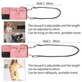 thumbnail image 4 of for Samsung Galaxy S21 Plus Wallet Case, Crossbody Phone Purse with Card Holder for Women, Zipper PU Leather Carrying Cover Gift with Shoulder Strap Kickstand Anti-drop for S21 Plus - Pink, 4 of 10